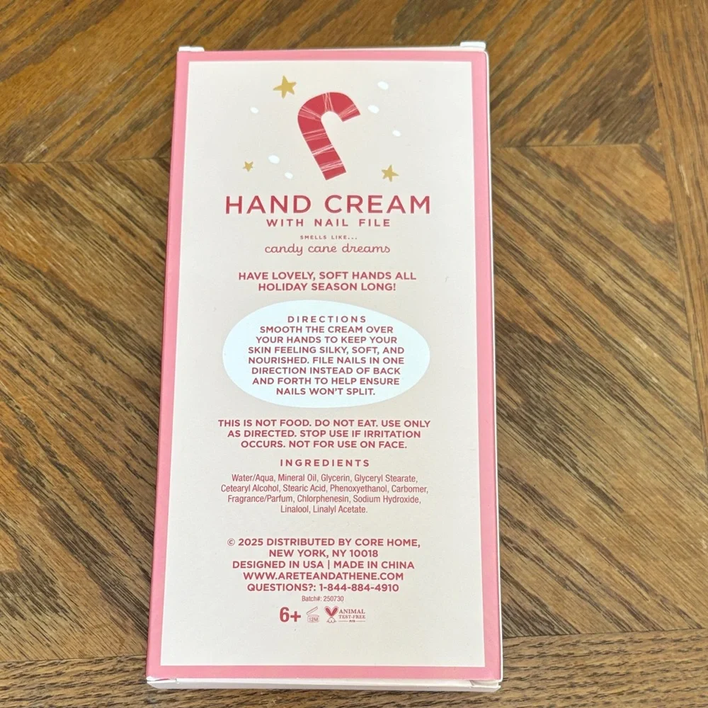 Pink Hand Cream with Nail File - Picture 2 of 2
